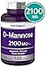 Horbäach D-Mannose Supplement 2100mg | 120 Capsules | Pills for Women and Men | Non-GMO & Gluten Free