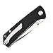 Kizer Cutlery Folding Pocket Knives Liner Lock Knife Drop Point Blade Black G10 Handles Tactical EDC Knife, V3 Vigor V3403A1