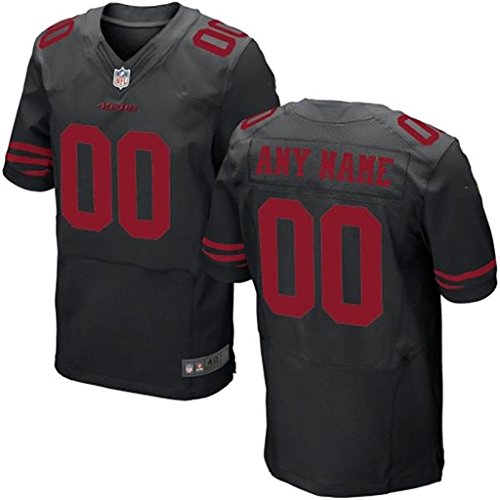 49ers custom black jersey