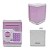 TOPBRY Cartoon Electronic Password Piggy Bank Cash Coin Can for Children/Toy Gifts Birthday Gifts (Pink & White)