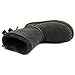 UGG Australia Children's Bailey Bow Little Kids Suede Boots,Black,US 1 Child US