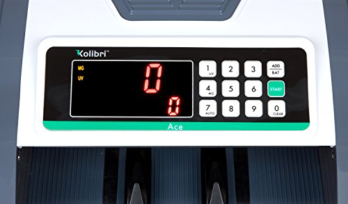 Kolibri Ace Money Counter UV/MG/IR Counterfeit Bill Counter Currency Detection
