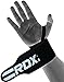 RDX Weight Lifting Wrist Support Wraps with Thumb Loop | Elasticated Straps for Strength Training, Powerlifting, Bodybuilding, Gymnastics, Workout and Xfit Exercise