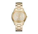 Michael Kors Slim Runway Goldtone Three-Hand Watch