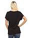 Dolman Top with Side Shirring Oversize Batwing Sleeve Womens Tops