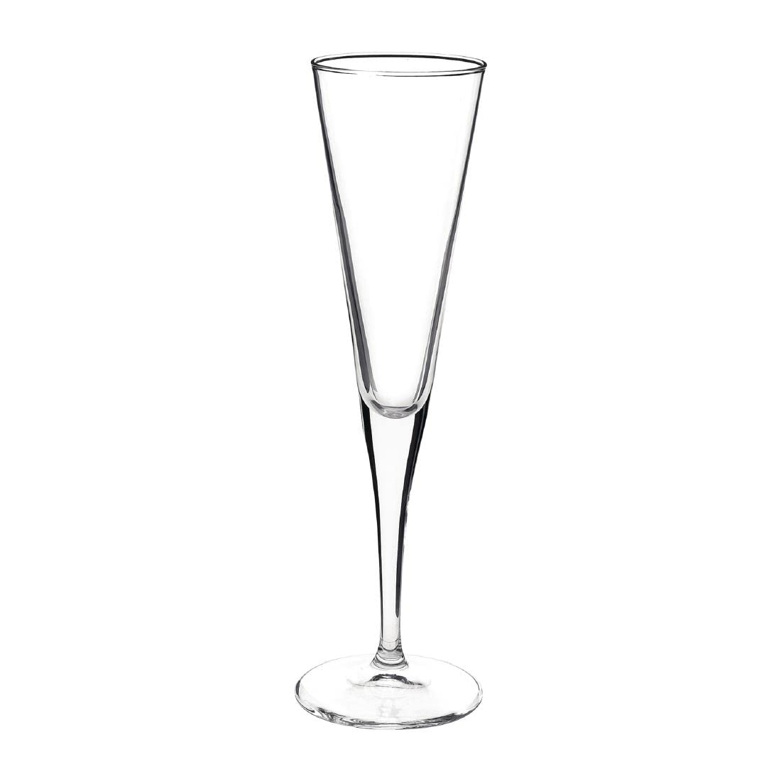 Bormioli 125010-b65 Set of 6 Ypsilon Champagne Flutes, Clear Glass 16 cl