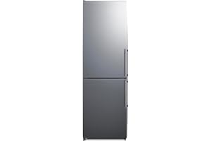 Summit Appliance FFBF235PL 24" Wide Bottom Freezer Refrigerator, Energy Star, LED Lighting, Stainless Steel (LHD)