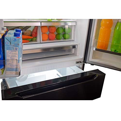 SMETA 36 Inch 22.5 Cu.Ft Counter Depth French Door Refrigerator Bottom
