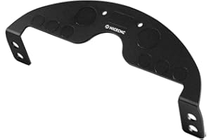 Black Dash Panel Dashboard Compatible with Kawasaki KLR 650 2008-2018 2017 2016 2015 2014 2013 2012 2011 2010 2009, Aluminum 