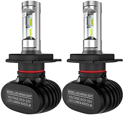 LUXTAR H4 LED Headlight Bulb, 50W 6500K 8000Lumens Extremely Bright (9003 Hi/Lo) CSP Chips Conversion Kit
