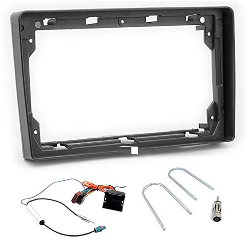 Sound-way - 9" inch dash car stereo facia radio adapter compatible with Citroen C2 C3 Berlingo Jumpy - Fiat Scudo - Peugeot 207 - KA22-091