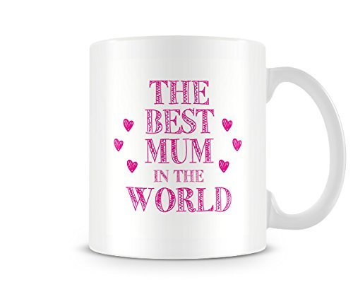 Behind The Glass - The Best Mum in The World - Printed Mother's Day Mug - Great Gift/Present Idea, Ceramic, 11fl.oz.