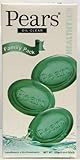 Pears Oil-Clear Soap Bar 4.4 Oz 3 in a Pack (Pack of 4) 12 Bars Total