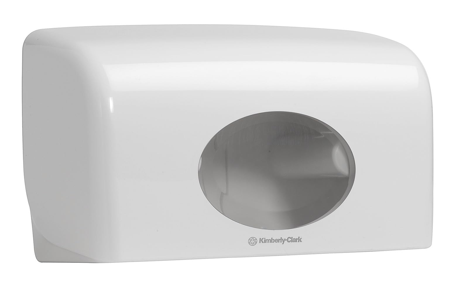 Aquarius Small Roll Double Toilet Roll Dispenser 6992 – 1 x White Toilet Paper Dispenser