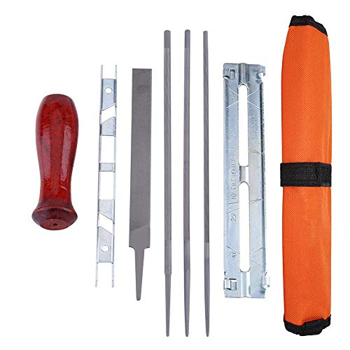 Chainsaw Sharpener Kit 10 Pcs,Chain Parts Set for 5/32",3/16",7/32" Sharpening & Filing All Brand Chainsaws Blades - Thumbnail 6