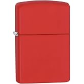 Zippo Red Matte Lighter - 233
