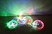 Cofufu 6PCS Fluorescence Stick/Electronic LED Flash Bracelet/Light-Emitting Bracelet + 6 Sets Spare Batteries
