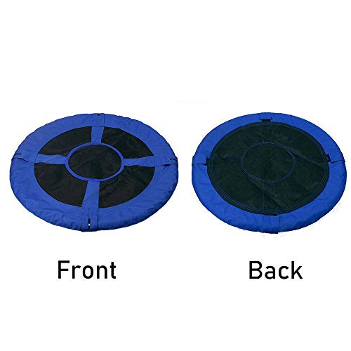 ZHANGDAN Nestschaukel 100 cm, Garten-Schaukel bis 150 kg belastbar, Rundschaukel Tellerschaukel Netzschaukel für Kinder… – Bild 4