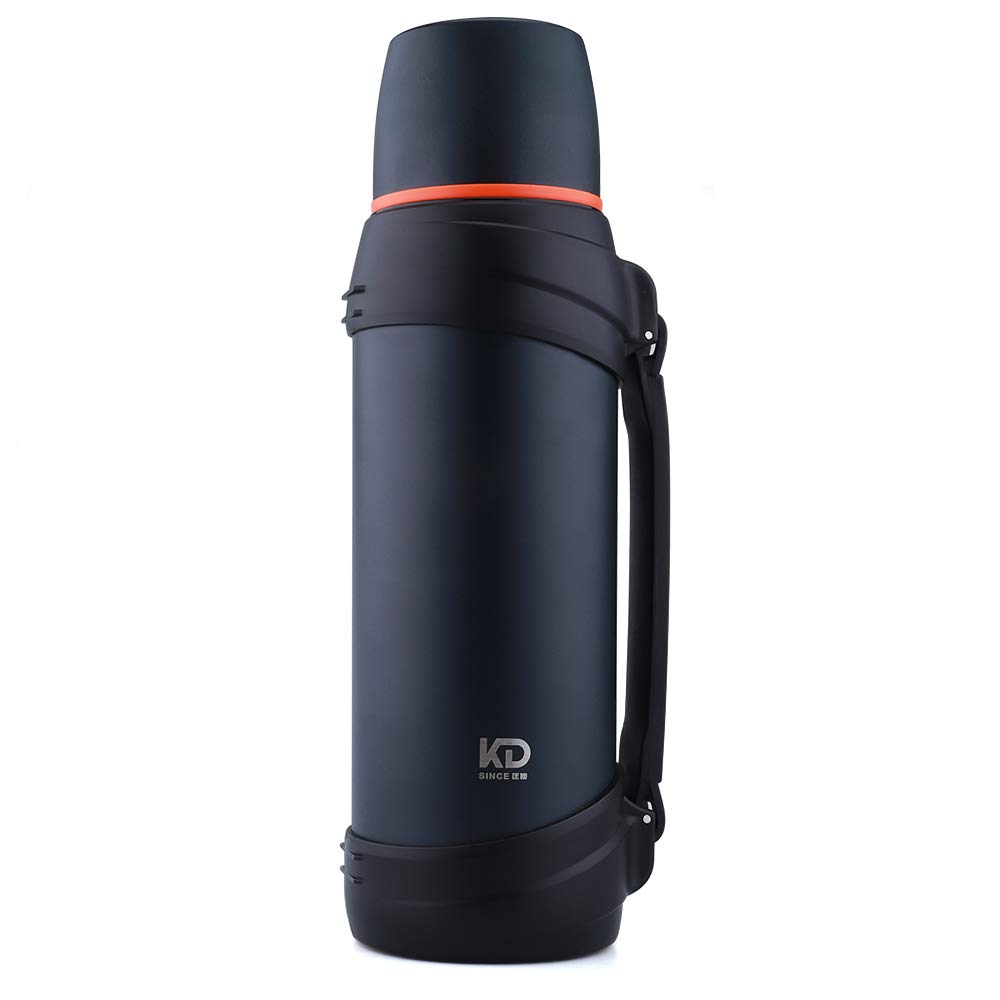 OKADI Large Flask - 2.5l Stainless Steel Insulated Bottle for Travel with BPA Free Cup - Oversized Vacuum Bottle — image 1