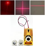 Focusable 650nm 5mW Red Laser Module Dot Line Cross w/ Heatsink 12x35mm view 2
