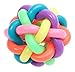 12 PCS Rainbow Bouncy Fidget Orbit Balls - Stress Relief Rubber Sensory Fiddle Squeeze Atom Toys - Ideal for Kids and Adults Party Favors