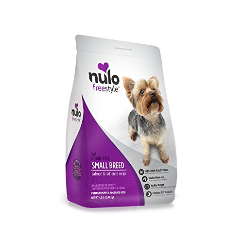 Nulo Small Breed Grain Free Dry Dog Food With Bc30 Probiotic (Salmon And Red Lentils Recipe, 4.5Lb Bag)