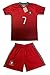 2015 Portugal Cristiano Ronaldo #7 Home Football Soccer Kids Jersey Short Socks Set Youth Sizes