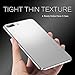 iPhone 8 Plus Case,iPhone 7 Plus Case, HUMIXX Thin Sleek Fully Protective (Naked Phone Texture) Matt Finish Hard Case Cover for iPhone 7 Plus/iPhone 8 Plus[Skin Series] (Silver)