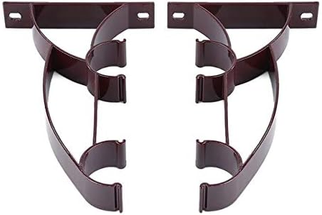 Fumak Curtain Holders Practical 2pcs White Red Accessories 25mm