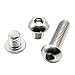 #4-40 UNC Stainless Steel Button Head Socket Cap Screw Qty 120-piece Assortment Set