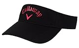Callaway 2016 Liquid Metal Adjustable Visor, Black/Red