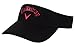 Callaway 2016 Liquid Metal Adjustable Visor, Black/Red