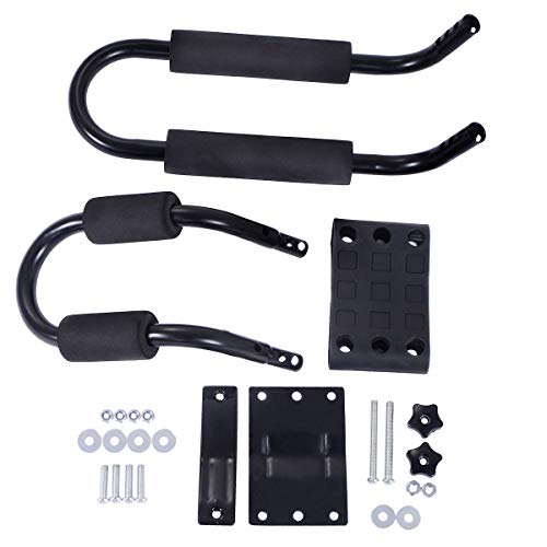 Vehicle Water Sport Board Rack, 2 Pair Canoe Boat Kayak Roof Rack
