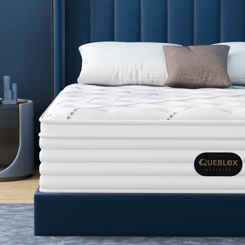 Queblox Matratze 180x200cm, Taschenfederkernmatratze Höhe 28 cm