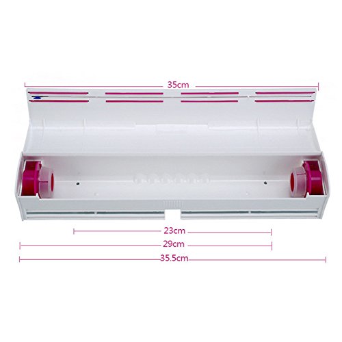 Food Plastic Cling Wrap Dispenser Preservative Film Cutter Kitchen Tool Accessories Cooking Tools - Thumbnail 3