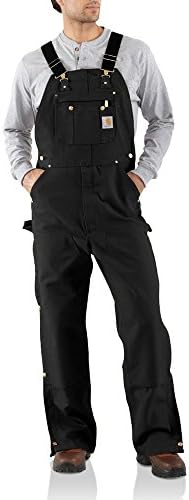 Amazon.com: Carhartt Mens Loose Fit Firm Duck Insulated Bib