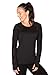 RBX Active Women's Long Sleeve Ventilated Mesh Lightweight Running Workout Crewneck T-Shirt