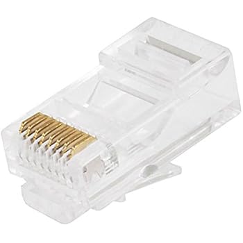 Amazon.com: Belkin RJ45 Plug, 50 Pack (R6G088-50): Electronics rj 48 jack wiring 