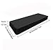 Piano Keyboard Cover, Stretchable Velvet Dust Cover with Adjustable Elastic Cord and Locking Clasp for 61 Keys Electronic Keyboard, Digital Piano, Yamaha, Casio, Roland, Consoles and more(Black)