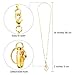 Tatuo 3 Pieces Different Fashion Lanyard Necklace, Women Strong Chain Lanyard for ID Badge Holder and Keys (Silver, Gold, Rose Gold)
