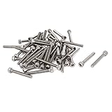 M4x30mm Stainless Steel Socket Head Cap Keys Machine Screws 50 Pcs