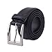 Gelante Men's Classic Dress Leather Belt G2064-Black-XXL (46-48)