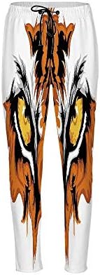 Evil Eye Stylish Drawstring Pants,Vivid Illustration All Seeing Eye Energy Fantasy Magic Religious Symbol for Boys & Men,XS