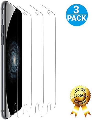5.5 Inch iPhone 6 7 8 Plus Tempered Glass Screen Protector, Bubble-Free 9H Hardness Easy Installation HD Clear Tempered Glass Screen Protector for iPhone 6 7 8 Plus (3 Pack) by ARPSTAR