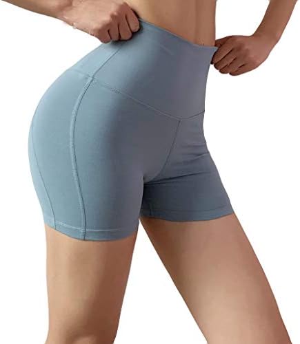 Seaintheson Women's Cropped Yoga Pants,Gym Exercise Fitness Compression Pants Plus Size Running Yoga Shorts