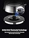Electric Kettle Glass Tea Kettle (BPA free), Strong Borosilicate Glass, Rapid Hot Water Heater Kettle with Dual LED Indicator System, British Strix for Boil Dry Protection and Auto Shut off, Phonect