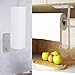 Anytin Large Paper Towel Holder - Both Adhesive and Screws with 2 Length, 12 Inch Stainless Steel Papertowl Rolls Holders Rack Under Cabinet and Wall Mount for Kitchen, Bathroom and Laundry Room