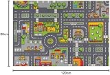 The Rug House Children’s Fun & Colourful Roads Play Mat 80cm x 120cm view 2