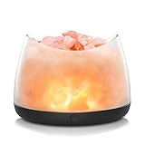 Himalayan Salt Lamp Pink Salt Rock Lamp with Dimmer Control LED Light No Bulbs Changed Need Natural Himalayan Sea Salt Night Lamp (Salt Lamp)