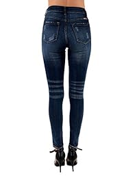 kan puede Luz de la dama destruida Jeans pitillo de tiro medio